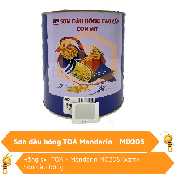 Sơn dầu bóng TOA Mandarin MD205 0