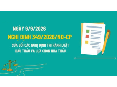 NGHỊ ĐỊNH 349/2026/NĐ-CP - SỬA ĐỔI, BỔ SUNG MỘT SỐ ĐIỀU CỦA CÁC NGHỊ ĐỊNH QUY ĐỊNH CHI TIẾT MỘT SỐ ĐIỀU VÀ BIỆN PHÁP THI HÀNH LUẬT ĐẤU THẦU VỀ LỰA CHỌN NHÀ THẦU