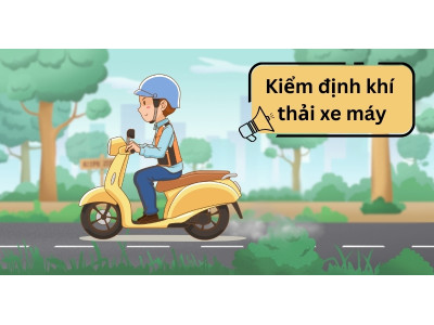 Kiểm định khí thải xe mô tô, xe gắn máy