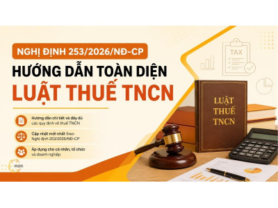 NGHỊ ĐỊNH 253/2026/NĐ-CP - QUY ĐỊNH CHI TIẾT MỘT SỐ ĐIỀU VÀ BIỆN PHÁP ĐỂ TỔ CHỨC, HƯỚNG DẪN THI HÀNH LUẬT THUẾ THU NHẬP CÁ NHÂN