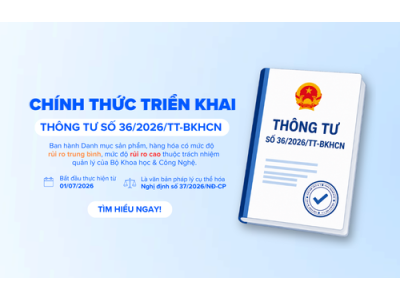 Danh mục sản phẩm, hàng hóa có mức độ rủi ro cao lĩnh vực khoa học và công nghệ
