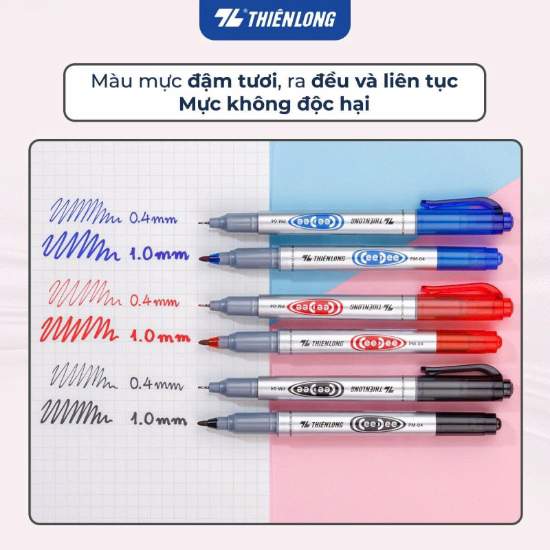Bút lông kim Thiên Long PM-04 CeeDee 0