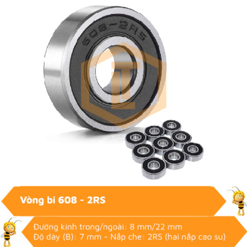 Vòng bi quạt 608-2RS