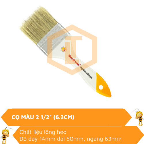 Cọ màu 2 1/2" (6.3cm) 0