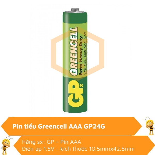 Pin tiểu AAA Greencell GP24G 0