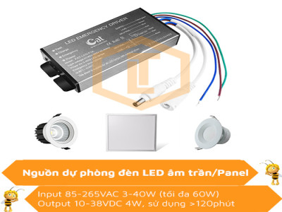 Nguồn dự phòng đèn LED âm trần/Panel