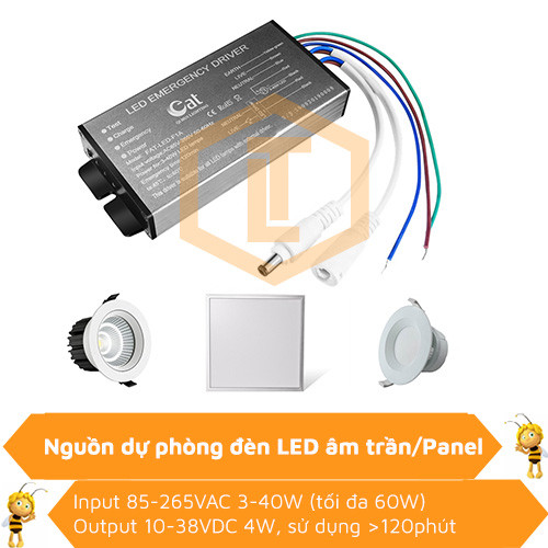Nguồn dự phòng đèn LED âm trần/Panel 0