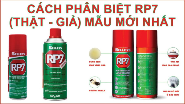 Phân biệt Selleys RP7 thật - giả