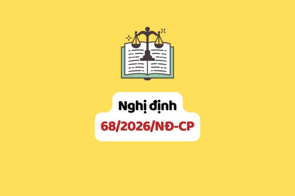 NGHỊ ĐỊNH 68/2026/NĐ-CP - QUY ĐỊNH VỀ CHÍNH SÁCH THUẾ VÀ QUẢN LÝ THUẾ ĐỐI VỚI HỘ KINH DOANH, CÁ NHÂN KINH DOANH