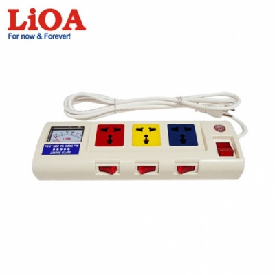 Ổ Cắm Kéo Dài Công Suất Lớn LIOA 3OFSSV2.5-2 (Dây 2m5)