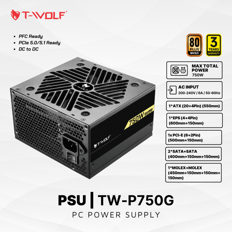 Nguồn T-WOLF TW-P750G 0