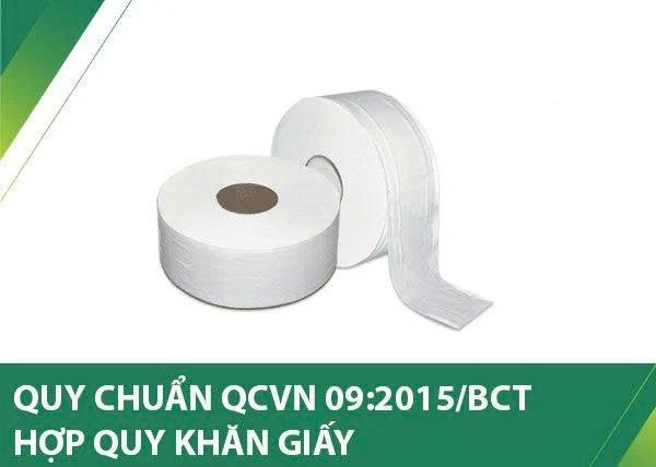 Quy chuẩn quốc gia khăn giấy và giấy vệ sinh - QCVN 09:2015/BCT