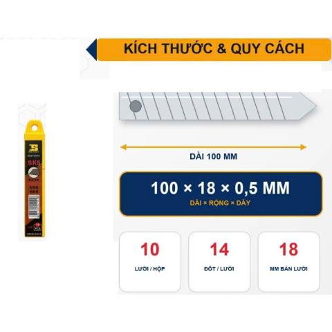 Lưỡi dao Bosi BS310016