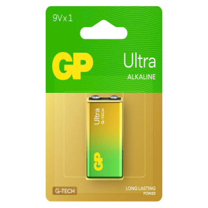 Pin 9V Alkaline Ultra GP GP1604AU