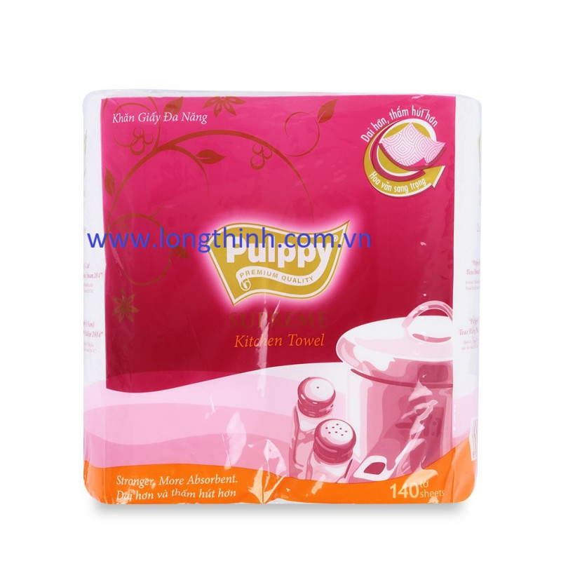Khăn giấy đa năng Pulppy Supreme 2 lớp 0