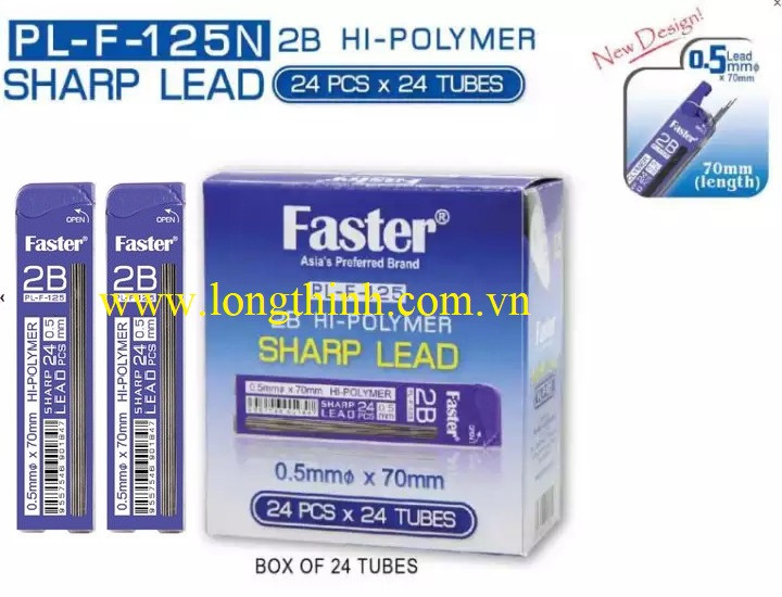 Combo 2 hộp ruột chì Faster 2B 0.5 0