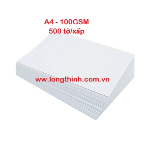 Giấy photocopy A4 định lượng 100gsm - 1 ream