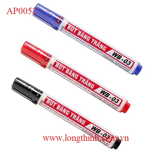 Bút lông bảng Thiên Long WB-03 (xanh, đỏ, đen)
