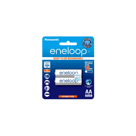 Pin sạc Eneloop AA Ni-MH 2viên/vĩ