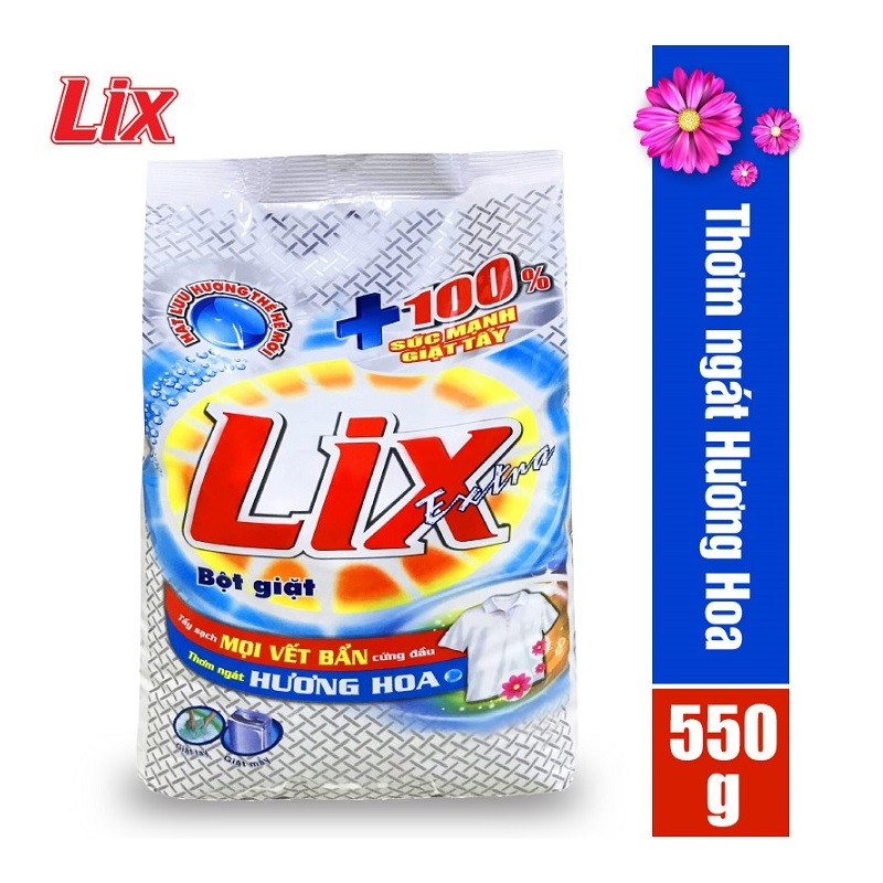 Bột Giặt Lix Extra 550g 0