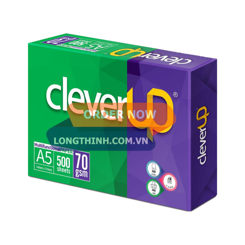 Giấy CleverUp A5 70gsm 0