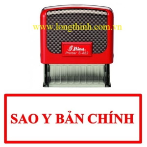 Con dấu \'SAO Y BẢN CHÍNH\'