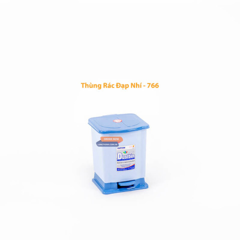 Thùng rác đạp Duy Tân