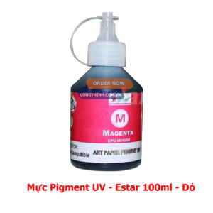 Mực dầu Pigment UV EStar 4 màu 100ml cho máy Epson