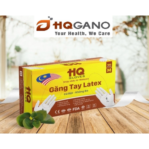 Găng tay y tế HQGANO (có bột)