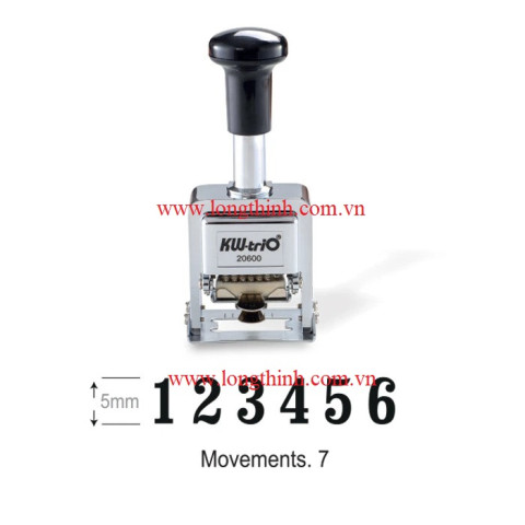 Máy đóng số nhảy tự động 6 số Kw-Trio 02060