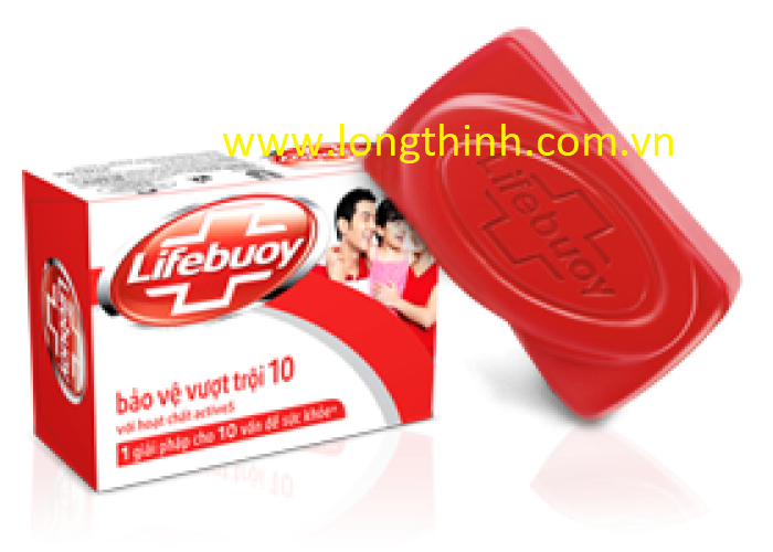 Xà bông cục Lifebuoy 90g 0