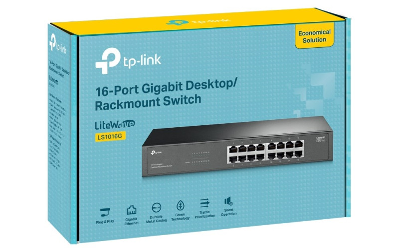 Switch TP-Link LS1016G (Gigabit 1000Mbps) 16 cổng 0