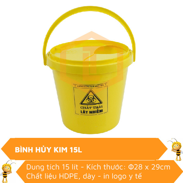 Bình hủy kim 10L 0