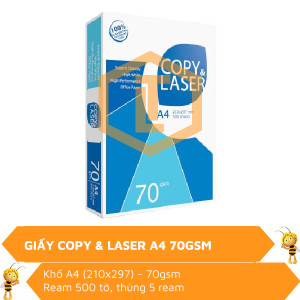 Giấy COPYLASER A4 70gsm