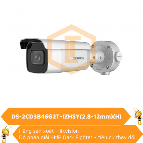 Camera thân cố định HIKVISION DS-2CD3B46G2T-IZHS(Y) 0