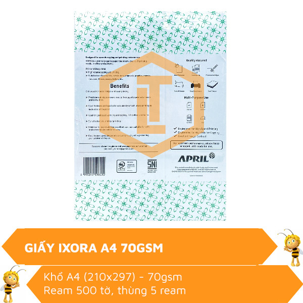 Giấy IXORA A4 70gsm 0