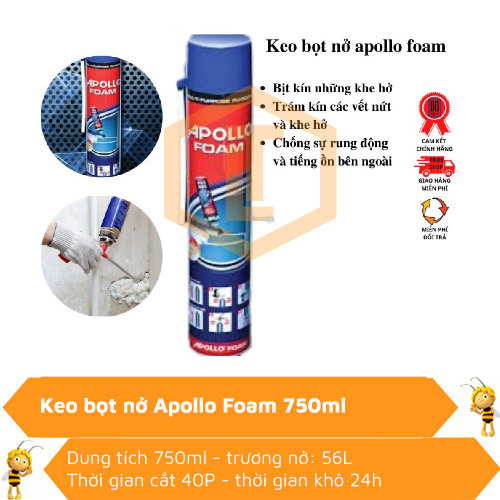 Keo bọt nở Apollo Foam 0