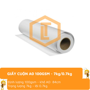 Giấy cuộn A0 100gsm - 7kg