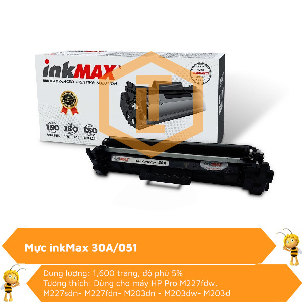 Hộp mực in inkMax CF230A (30A/CRG051)