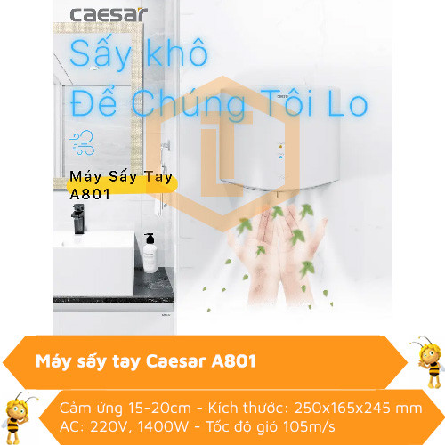 Máy sấy tay Caesar A801 0