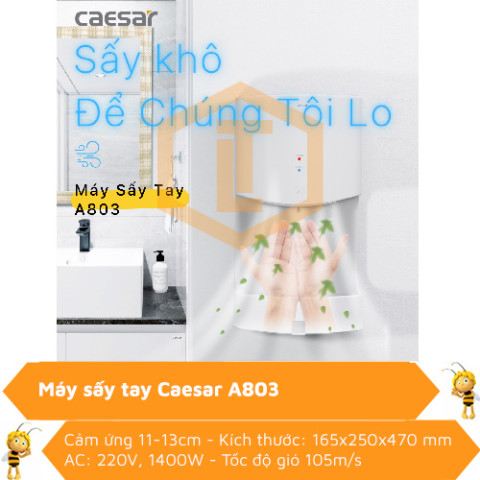 Máy sấy tay Caesar A803