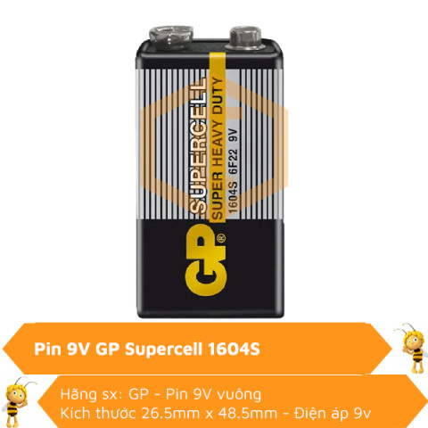 Pin 9V Supercell GP 1604S