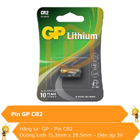 Pin chuyên dụng Lithium 3V GP CR2