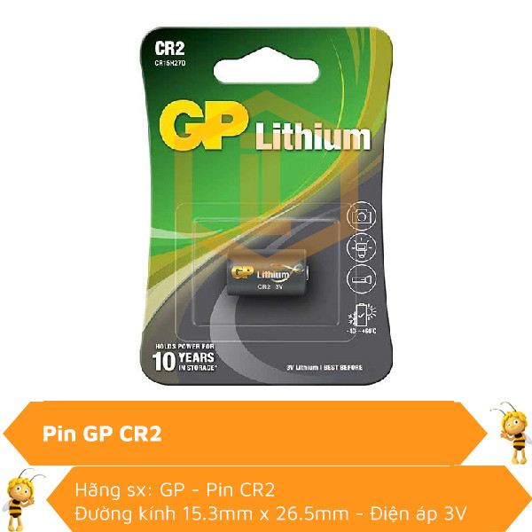 Pin chuyên dụng Lithium 3V GP CR2 0