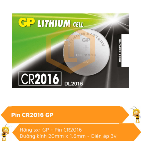 Pin Lithum GP CR2016