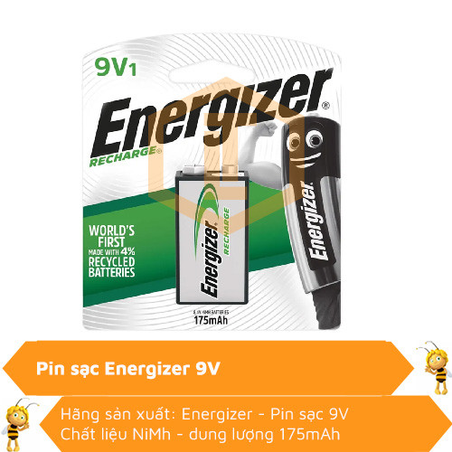 Pin sạc Energizer 9V 175mAh 0