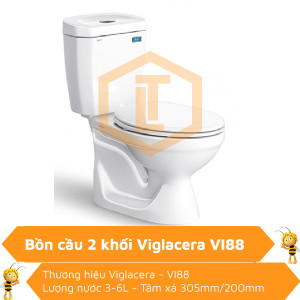 Bồn cầu 2 khối Viglacera VI88