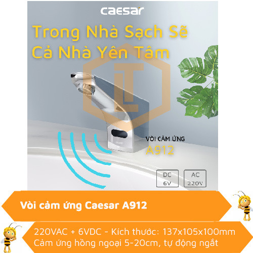 Vòi cảm ứng Caesar A912 0