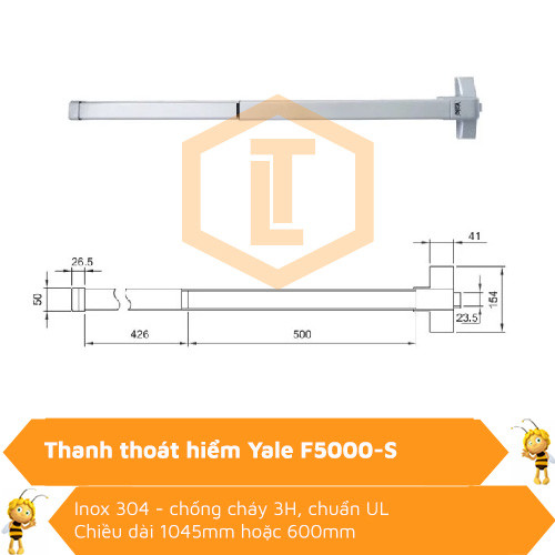 Thanh thoát hiểm Yale F5000-S 0