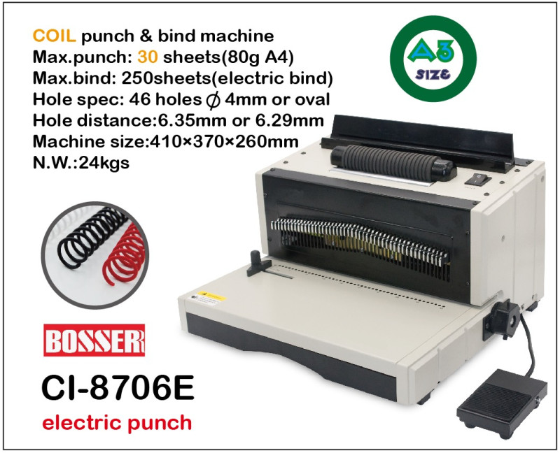 Máy đóng lò xo xoắn ốc BOSSER CI-8706E 0